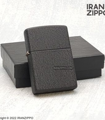 فندک زیپو مدل 236 | مشکی آسفالتی | ایران زیپو